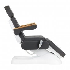 Профессиональная электрическая кресло-кровать для косметологов LUX 273B 3 мотора, серого цвета