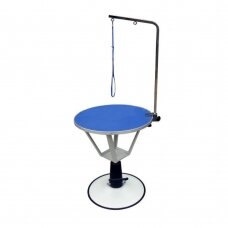 Professional hydraulic dog grooming table Blovi Event, 70cm, blue color