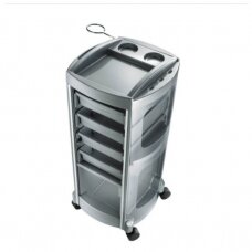 Professional hairdressing trolley NEW GENIUS B, black color