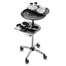 Professional hairdressing trolley for hair coloring procedures GIOTTO ALIUMINIUM