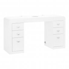Professional manicure table 314, white color