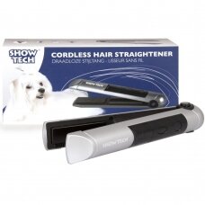 Professional, rechargeable straightener with 3-level heating system for dog fur Show Tech Cordless