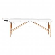 Профессиональный складной массажный стол FIZJO LUX 3, белого цвета