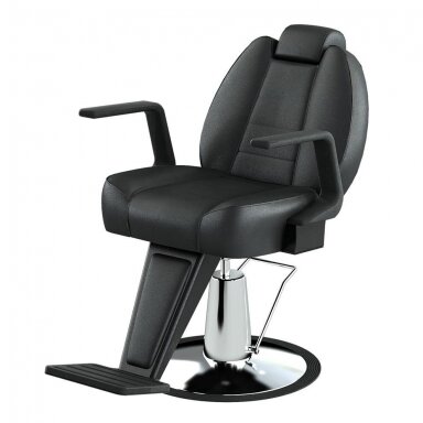 Professional barbers and beauty salons haircut chair AMBASADOR, black color Professional barbers and beauty salons haircut chair AMBASADOR, black color