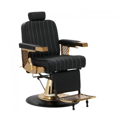 Professional barber chair for hairdressers and beauty salons GABBIANO MARCUS, black color Professional barber chair for hairdressers and beauty salons GABBIANO MARCUS, black color