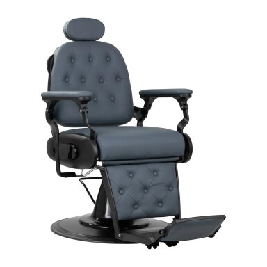 Professional barber chair for hairdressing salons and beauty salons GABBIANO FRANCESCO, graphite color Professional barber chair for hairdressing salons and beauty salons GABBIANO FRANCESCO, graphite color