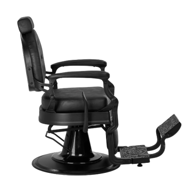 Professional barber chair for hairdressers and beauty salons GABBIANO PRESIDENT, black color Professional barber chair for hairdressers and beauty salons GABBIANO PRESIDENT, black color