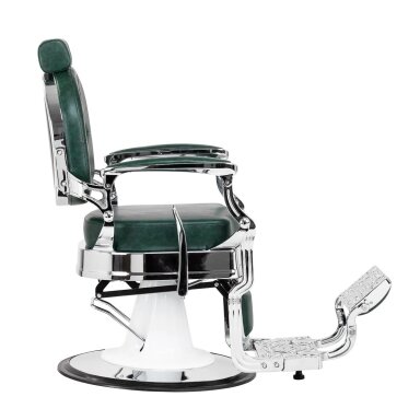 Professional barber chair for hairdressers and beauty salons GABBIANO PRESIDENT, green color Professional barber chair for hairdressers and beauty salons GABBIANO PRESIDENT, green color