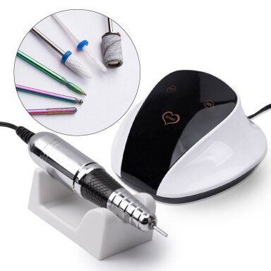 Professional electric nail file for manicure and pedicure M18 68W, white
