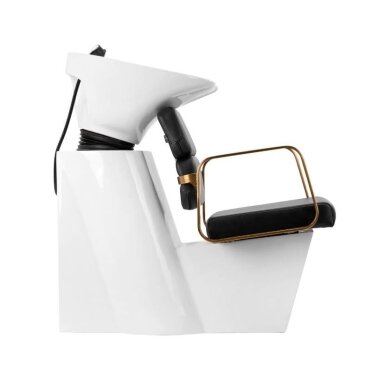 Professional head washer for hairdressers and beauty salons GABBIANO PORTO, black color Professional head washer for hairdressers and beauty salons GABBIANO PORTO, black color