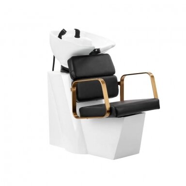 Professional head washer for hairdressers and beauty salons GABBIANO PORTO, black color Professional head washer for hairdressers and beauty salons GABBIANO PORTO, black color
