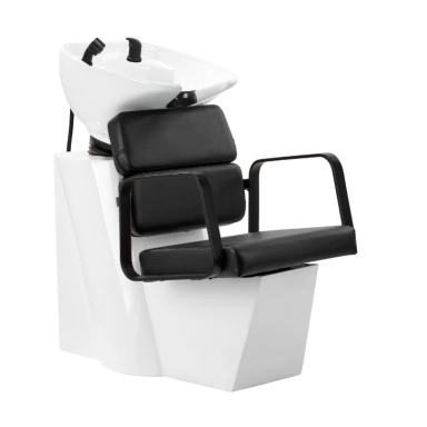Professional head washer for hairdressers and beauty salons GABBIANO PORTO, black color Professional head washer for hairdressers and beauty salons GABBIANO PORTO, black color
