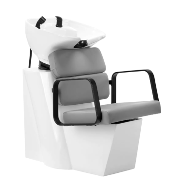 Professional head washer for hairdressers and beauty salons GABBIANO PORTO, gray color Professional head washer for hairdressers and beauty salons GABBIANO PORTO, gray color