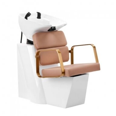 Professional head washer for hairdressers and beauty salons GABBIANO PORTO, beige Professional head washer for hairdressers and beauty salons GABBIANO PORTO, beige