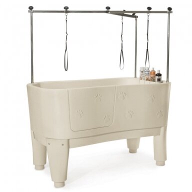 Professional animal washing tub Blovi Ecru, sand color Professional animal washing tub Blovi Ecru, sand color
