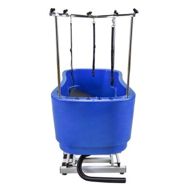 Profesionali gyvūnų plovimo vonia Blovi Lift Bath Tub, valdoma elektra, mėlynos spalvos Profesionali gyvūnų plovimo vonia Blovi Lift Bath Tub, valdoma elektra, mėlynos spalvos