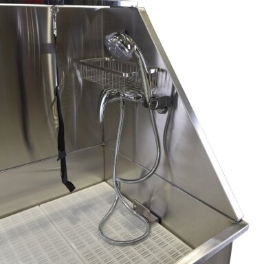 Professional animal washing tub Blovi, stainless steel, electrically controlled Professional animal washing tub Blovi, stainless steel, electrically controlled