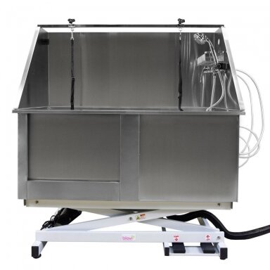 Professional animal washing tub Blovi, stainless steel, electrically controlled Professional animal washing tub Blovi, stainless steel, electrically controlled