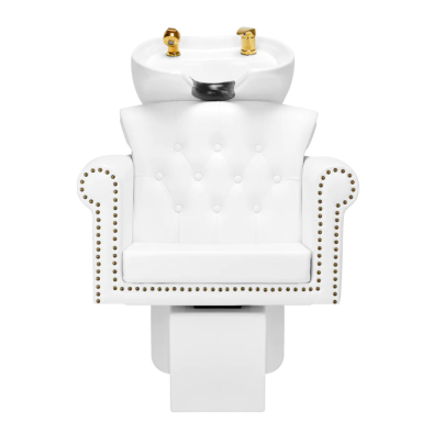 Professional head washer for hairdressers and beauty salons GABBIANO BERLIN, white color Professional head washer for hairdressers and beauty salons GABBIANO BERLIN, white color