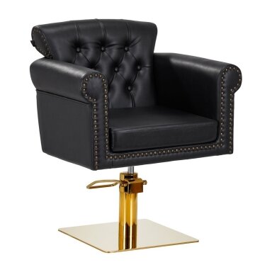 Professional hairdressing chair GABBIANO BERLIN, black color Professional hairdressing chair GABBIANO BERLIN, black color