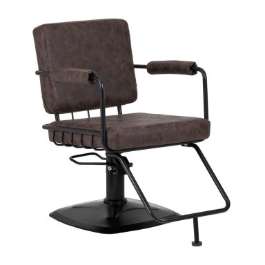 Professional hairdressing chair GABBIANO CATANIA LOFT, dark brown Professional hairdressing chair GABBIANO CATANIA LOFT, dark brown