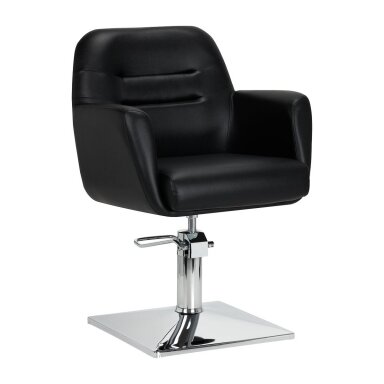 Professional hairdressing chair GABBIANO MONACO, black color Professional hairdressing chair GABBIANO MONACO, black color