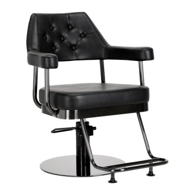 Professional hairdressing chair GABBIANO GRANADA, black color Professional hairdressing chair GABBIANO GRANADA, black color