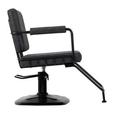 Professional hairdressing chair GABBIANO CATANIA LOFT, black color Professional hairdressing chair GABBIANO CATANIA LOFT, black color
