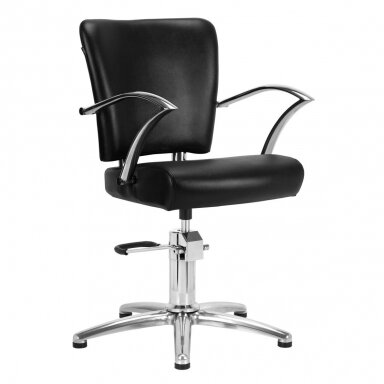 Professional hairdressing chair GABBIANO DALLAS, black color Professional hairdressing chair GABBIANO DALLAS, black color