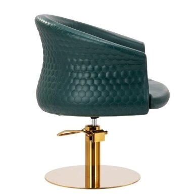 Professional hairdressing chair GABBIANO WERSAL, green color Professional hairdressing chair GABBIANO WERSAL, green color