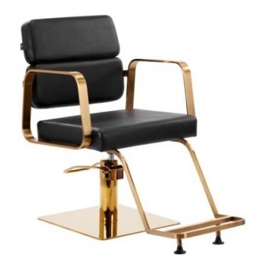 Professional hairdressing chair GABBIANO PORTO, black color Professional hairdressing chair GABBIANO PORTO, black color