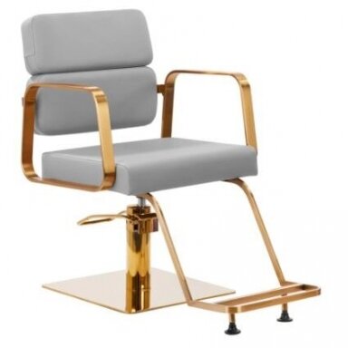Professional hairdressing chair GABBIANO PORTO, gray color Professional hairdressing chair GABBIANO PORTO, gray color
