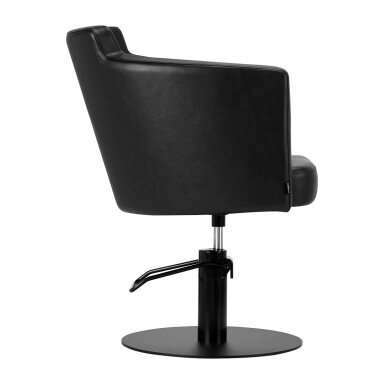 Professional hairdressing chair GABBIANO ROMA, black color Professional hairdressing chair GABBIANO ROMA, black color