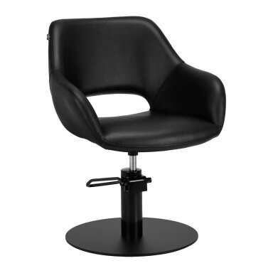 Professional hairdressing chair GABBIANO SEVILLA, black color Professional hairdressing chair GABBIANO SEVILLA, black color