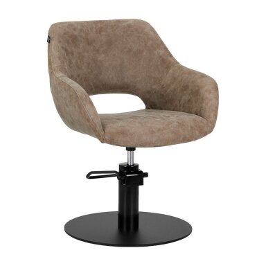 Professional hairdressing chair GABBIANO SEVILLA OLD, brown color Professional hairdressing chair GABBIANO SEVILLA OLD, brown color
