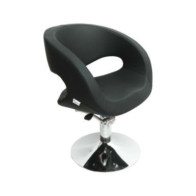 Professional hairdressing chair TK 252D8, black color Professional hairdressing chair TK 252D8, black color