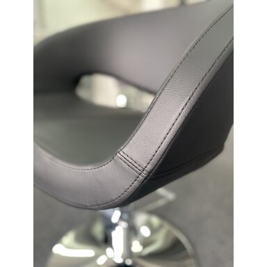 Professional hairdressing chair TK 252D8, black color Professional hairdressing chair TK 252D8, black color