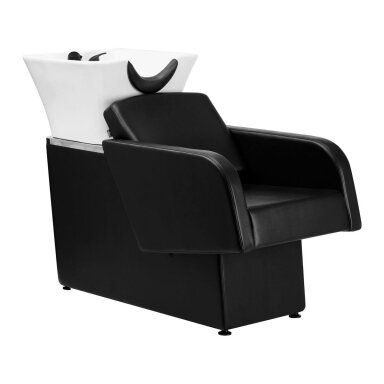 Professional hairdressing sink GABBIANO TURIN, black and white Professional hairdressing sink GABBIANO TURIN, black and white