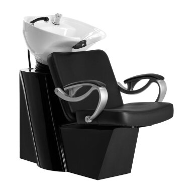 Professional hairdressing washer HAIR SYSTEM ZA31, black color Professional hairdressing washer HAIR SYSTEM ZA31, black color