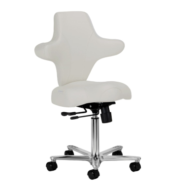 Professional master chair for beauticians AZZURRO SPECIAL 152, with adjustable seat angle and backrest, gray color Professional master chair for beauticians AZZURRO SPECIAL 152, with adjustable seat angle and backrest, gray color