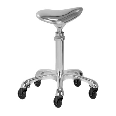 Professional masters chair for beauticians and beauty salons FINE SILVER ROLL SPEED, chrome color Professional masters chair for beauticians and beauty salons FINE SILVER ROLL SPEED, chrome color