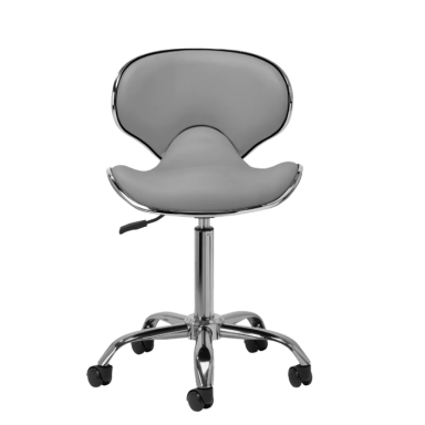 Professional master chair with castors GABBIANO Q-4599, grey color