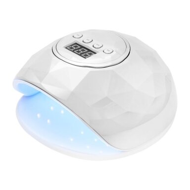 Professional UV/LED manicure and pedicure lamp SHINY 86W, silver pearl Professional UV/LED manicure and pedicure lamp SHINY 86W, silver pearl