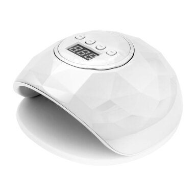 Professional UV/LED manicure and pedicure lamp SHINY 86W, silver pearl Professional UV/LED manicure and pedicure lamp SHINY 86W, silver pearl