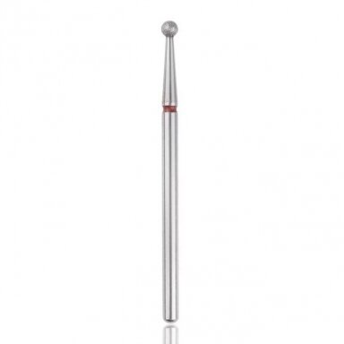 Profesionalus deimantinis frezos antgalis BALL RED 2,5 Profesionalus deimantinis frezos antgalis BALL RED 2,5