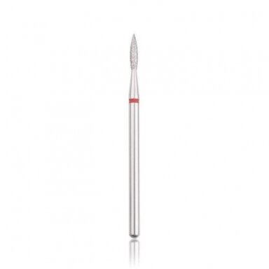 Profesionalus deimantinis frezos antgalis FLAME SHARP RED Profesionalus deimantinis frezos antgalis FLAME SHARP RED