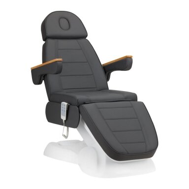 Профессиональная электрическая кресло-кровать для косметологов LUX 273B 3 мотора, серого цвета