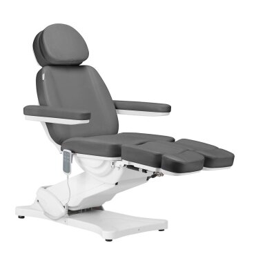 Professional electric cosmetology chair - bed for pedicure procedures SILLON CLASSIC, 3 motors, gray color Professional electric cosmetology chair - bed for pedicure procedures SILLON CLASSIC, 3 motors, gray color