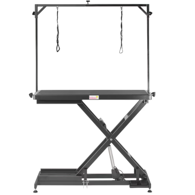 Profesionalus gyvūnų kirpimo stalas Blovi Callisto valdomas elektra, 125x65cm., juodos spalvos Profesionalus gyvūnų kirpimo stalas Blovi Callisto valdomas elektra, 125x65cm., juodos spalvos