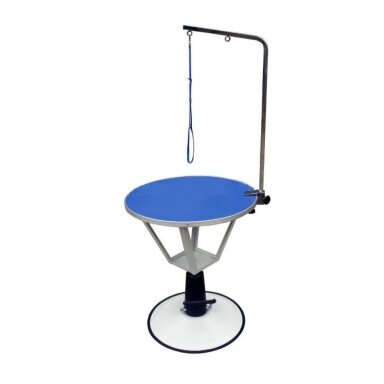 Profesionalus hidraulinis šunų kirpimo stalas Blovi Event, 70cm, mėlynos spalvos Profesionalus hidraulinis šunų kirpimo stalas Blovi Event, 70cm, mėlynos spalvos